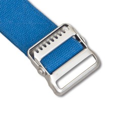 *1-Pack* Medline Polypropylene Gait Belt With Buckle Blue 2″ X 60″ MDT821207BLU