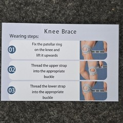 Lot Of 2 Wellnee Compression Knee Braces. Cloth, Silicone Pad, Hook & Loop
