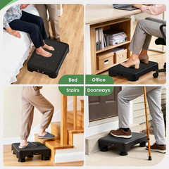 SOYO Mobility One Step Stool, Heavy Duty Indoor Outdoor Non-Slip Small Step Plat