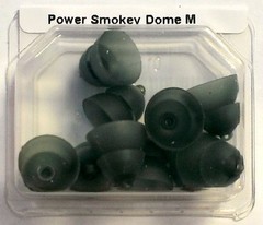 Phonak Smokey Medium Power Domes 10 Count (Pack of 1), black