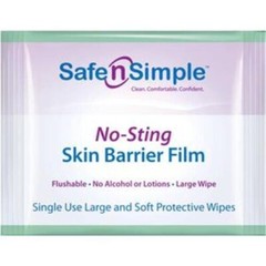 50 SAFE N SIMPLE SNS00807 No sting Skin Barrier Film Exp. 10/2026-27