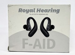 Royal Hearing F-Aid Bluetooth Rechargeable Hearing Aids w/ Charging Case