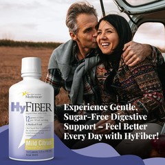 HyFiber Liquid Fiber with FOS, Citrus Flavor, 32 oz Bottle