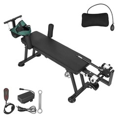 Full Body Traction Table, 35W Electric Lumbar Traction Bed,Therapy Bench