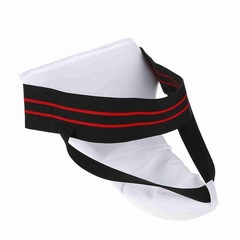 Men Taekwondo Groin Guard Boxing Karate Jockstrap Sanda Crotch Protector (L)