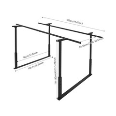 Physical Therapy Parallel Bars Walking Assist Bar for Rehab & Walking Balance