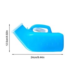 Medline 1000ml Deluxe Male Urinal with Glow-in-Dark Lid