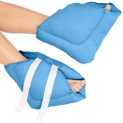 Xtra-Comfort Heel Protector Cushion (Pair) – 1 Pair (Pack of 1), Light Blue