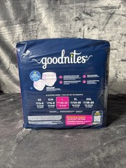 Goodnites Nighttime Bedwetting Underwear, Size Large 75 COUNT Girls Weight 68-95