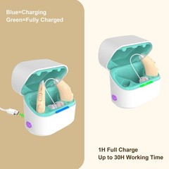 Digital Hearing Aids Noise Reduction Rechargeable With UV Sterilization Case