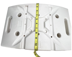 Replacement Shower Stool Seat Only – White – Rectangular