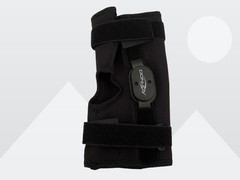 DonJoy Adult Black Deluxe Hinged Open Popliteal Knee Wrap Brace w/Drytex Size Lg