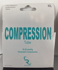 Ronnox XL Womens Compression Tube Socks 16-20mm/Hg 2 Pairs Aid Circulation