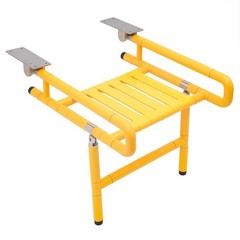 Wall Mounted Fold Up Bath Seat Shower Chair Folding Shower Seat Bathroom 440lbs