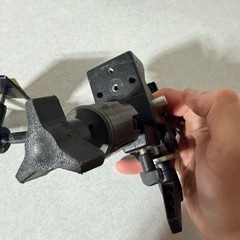 Ablenet Slim Armstrong Mounting System with Super Clamp Made in Italy Black