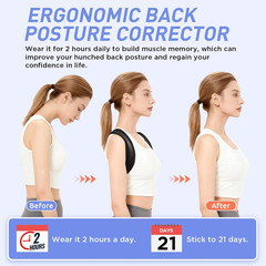 Posture Corrector for Women and Men, Adjustable Back Brace Posture Corrector for