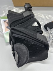 Komzer OA Unloader Knee Brace, Osteoarthritis Bone on Bone Support Black LEFT