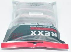 Rexx 8-15mmHG Multicolor Striped Compression Socks Women’s Size (9-11) New!