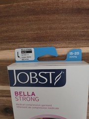 JOBST Bella Strong Compression Garment Armsleeve 15-20 mmHg Size 8 Color Black