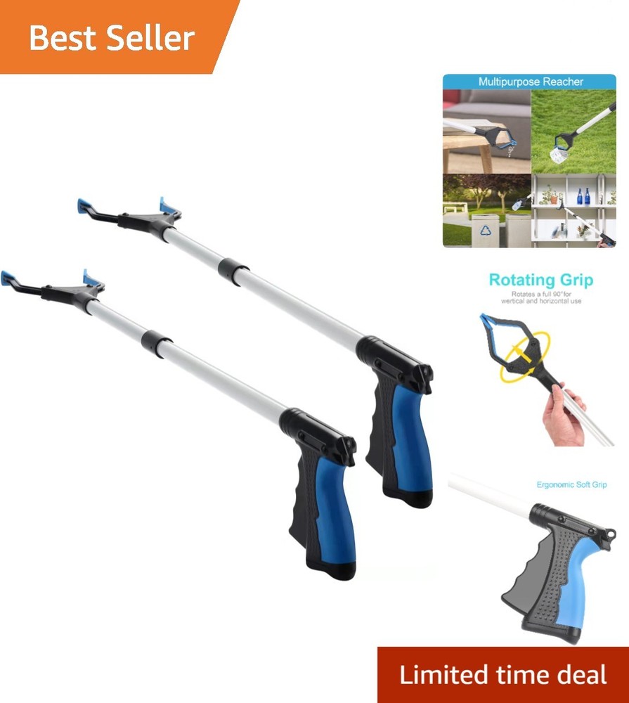 Extra Long 34″ Folding Grabber Tool – Perfect Mobility Aid for Indoor & Outdoor