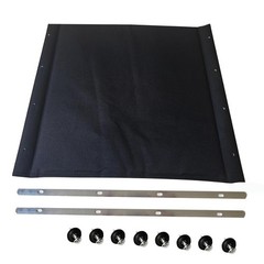 Wheelchair Replacement Seat 20 Inch Nylon Wheelchair Seat Parts with Hardware
