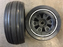 6″x2″ Front or Rear Caster Wheel black Tire for Jazzy air 2 Wheelchairs