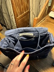 Amarijade Oxygen Unit Concentrator Bottle Backpack Navy Blue 
