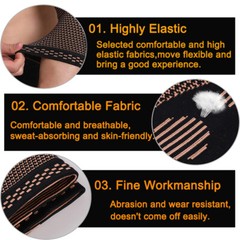 1PCS Copper Elbow Brace Compression Sleeve Support Arthritis Tendon Joint Wrap