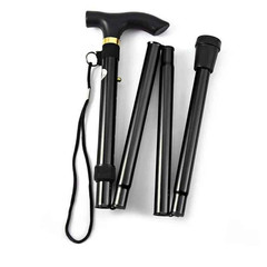 Folding Walking Cane Walking Stick Adjustable Aluminum Collapsible Travel Hiking