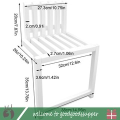 Wall Mounted Wood Folding Chair Entryway Hidden Footstool Bath Seat Bench USA
