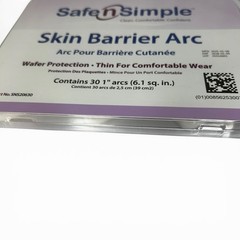 30 Pcs Safe N Simple SNS20630 Ostomy Skin Barrier Arc Exp 2028-01-05 Free Ship