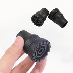 4Pcs Cane Tips 3/4 Inch Heavy Duty Rubber Cane Tips Anti Slip TPR Replacement…