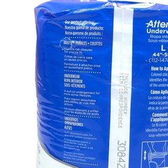Attends 2 pk Extra Heavy Absorbency Underwear Diapers L 44″-58″ 36 Count