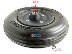 8×2 Caster Wheels For Power and Manual Wheechairs with 5/16″ Bearings