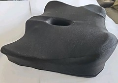 Memory Foam Seat Cushion – Reduce Strain & Lumbar Discomforts 16.5X14.6X2.8 in