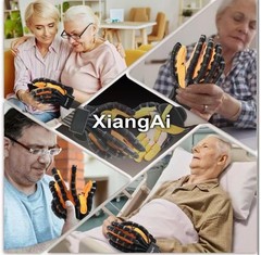 XiangAi Upgraded 6th Gen Rehabilitation Robot Gloves Therapy Rehab Left Hand S