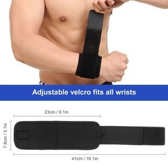 2 pcs Adjustable Wrist Support Brace Wrap for Sports Fitness Office Pain Relief