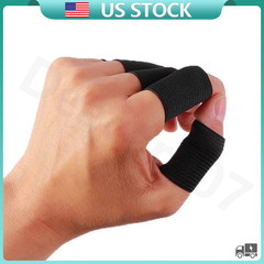 10pcs Finger Compression Sleeves Protector Support Pain Management Elastic Fiber