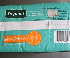 Depend Medium Incontinence Pants, 20 Count – 1 Pack