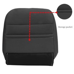Driver & Passenger Bottom Front Seat 5PCS Bottom & Top Lean Back & Driver Foam