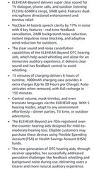ELEHEAR-Beyond Hearing Aids, Rechargeable Bluetooth OTC Hearing Aid