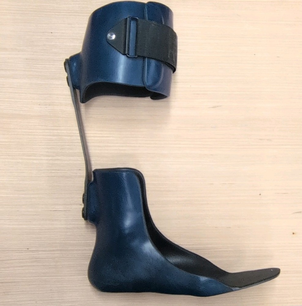 Fabtech PDE Neuro Plastic AFO Leg Brace Stabilization Blue/Black