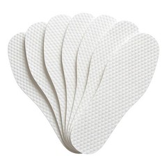 10 Pairs Disposable Shoe Liners Breathable Thin Insole 24 cm/9.5 Inch, White