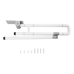 Safety Hand Rail Drop Down Fold Up Disabled Grab For Bath Bathroom Toilet Bar