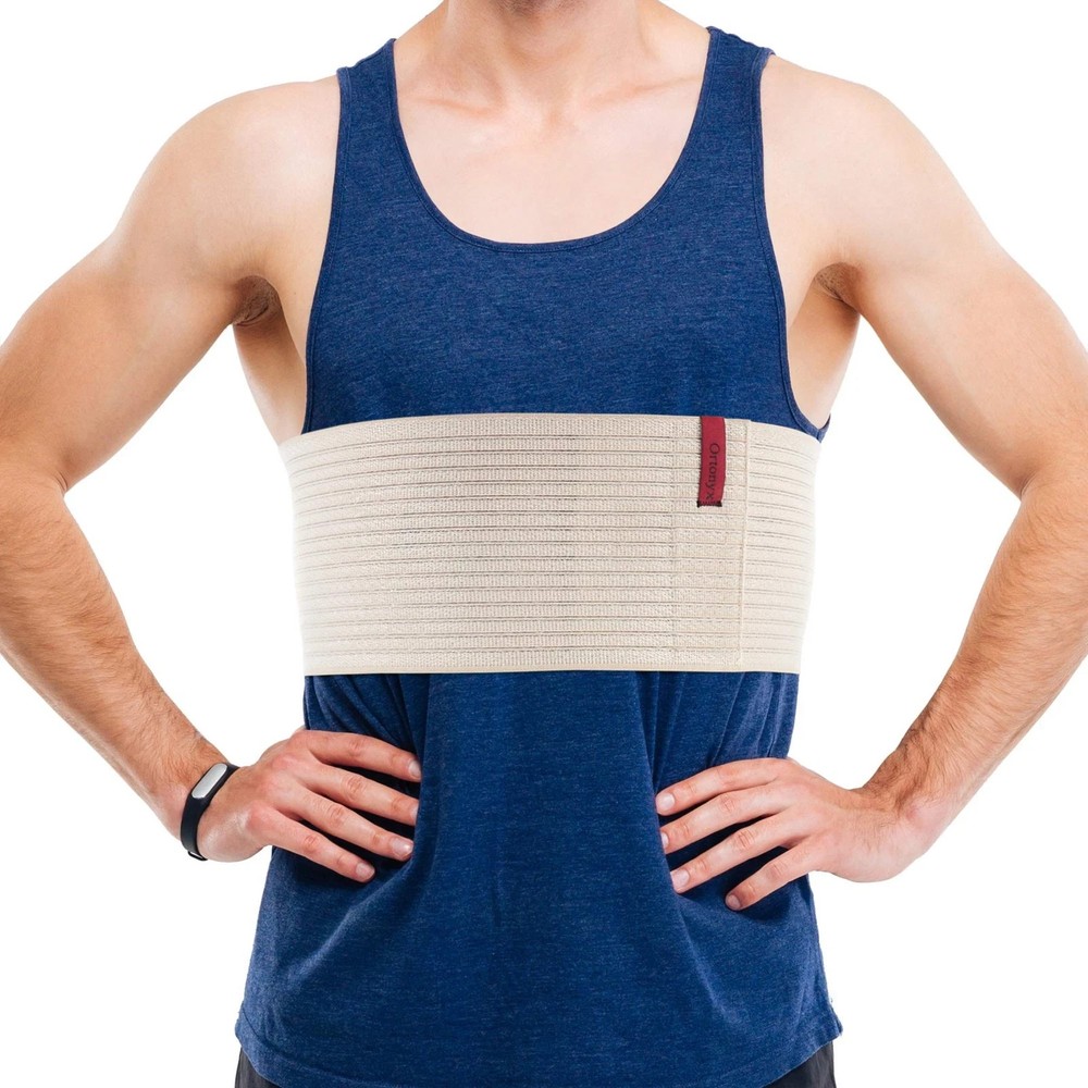 New Ortonyx 6.25 Broken Rib Support Brace Elastic Chest Wrap Compression S-M