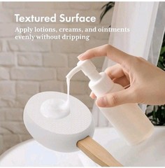 AmazerBath Lotion Applicator for Back Feet w 4 White Replacement Pads NEW