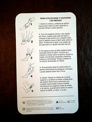 Ames Walker Style 111 Over-the-Calf Cotton Compression Socks 20-30mmHG Size LG