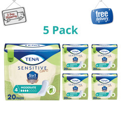 Tena Intimates Moderate Regular Length Incontinence Pad, 20 Count (Pack of 2)