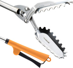 FTH All Stainless Steel Grabber Reacher Pickup Tool Heavy Duty TrashPicker40Inch