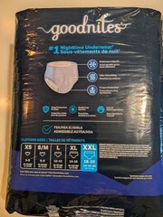 Goodnites Boys‘ Nighttime Underwear, Size XXL (120-165 Lbs), 18 Count